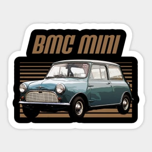 BMC Mini 1959 Awesome Automobile Sticker